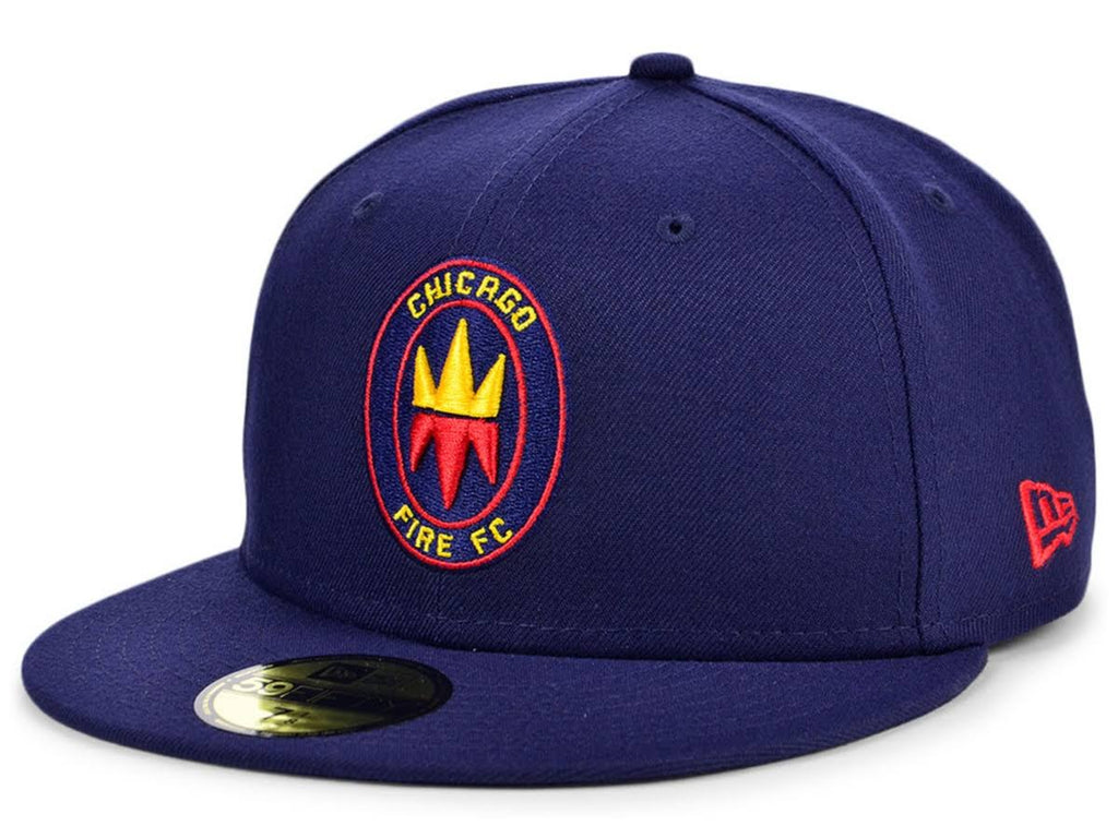 Navy Chicago Fire Fitted Hat R742