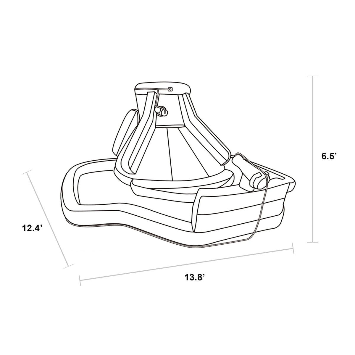 Inflatable Water Slide with Heavy Duty Blower A2154
