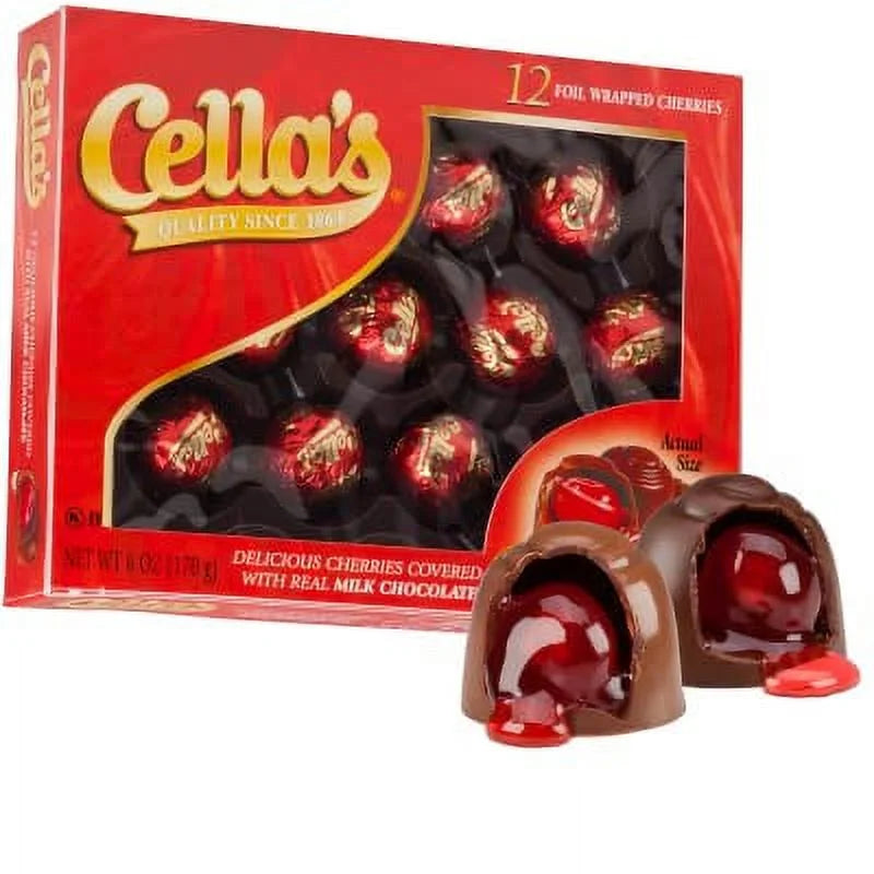 Milk Chocolate Covered Cherries, 6 oz (Pack of 2) S8259