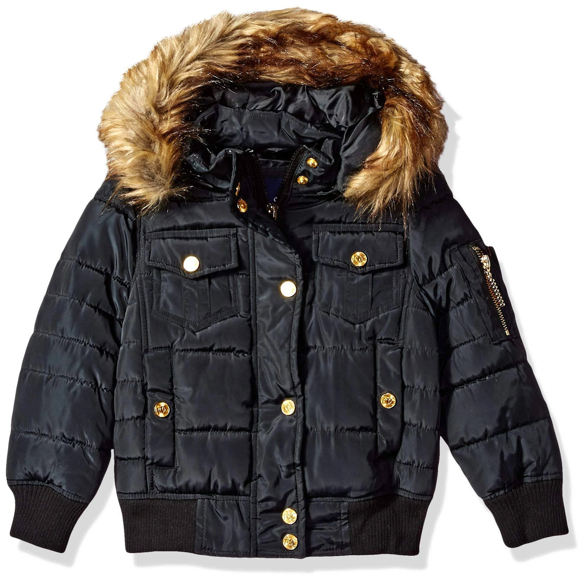Black Bomber Jacket J5322