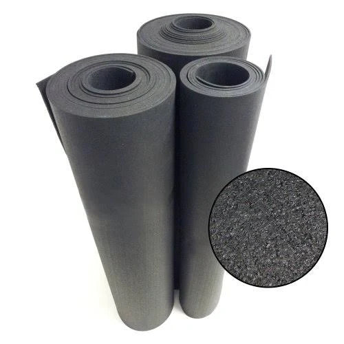 Black 6mm Rubber Flooring Roll T713267