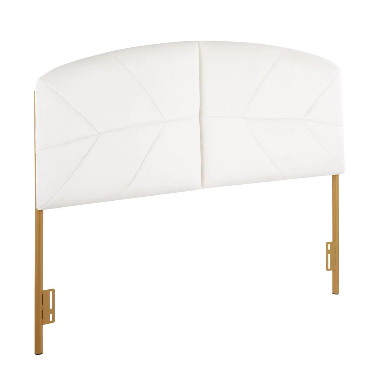Headboard With Gold Steel Finish Q6180