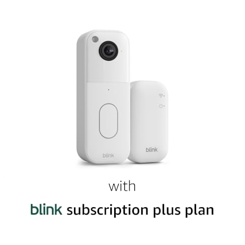 Black Video Doorbell with Sync Module Core D3274