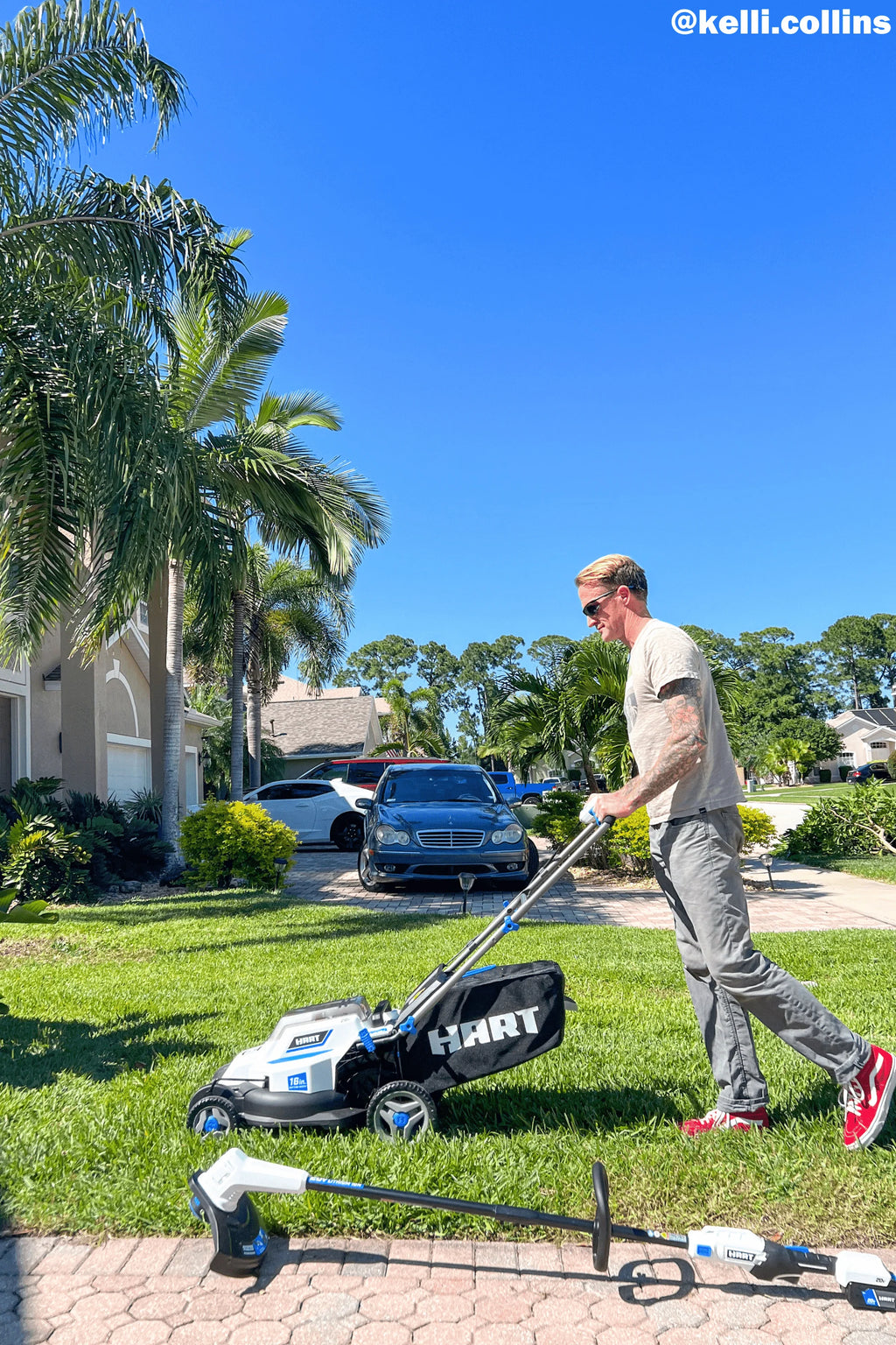 20-Volt 16-inch Push Lawn Mower Kit T565681
