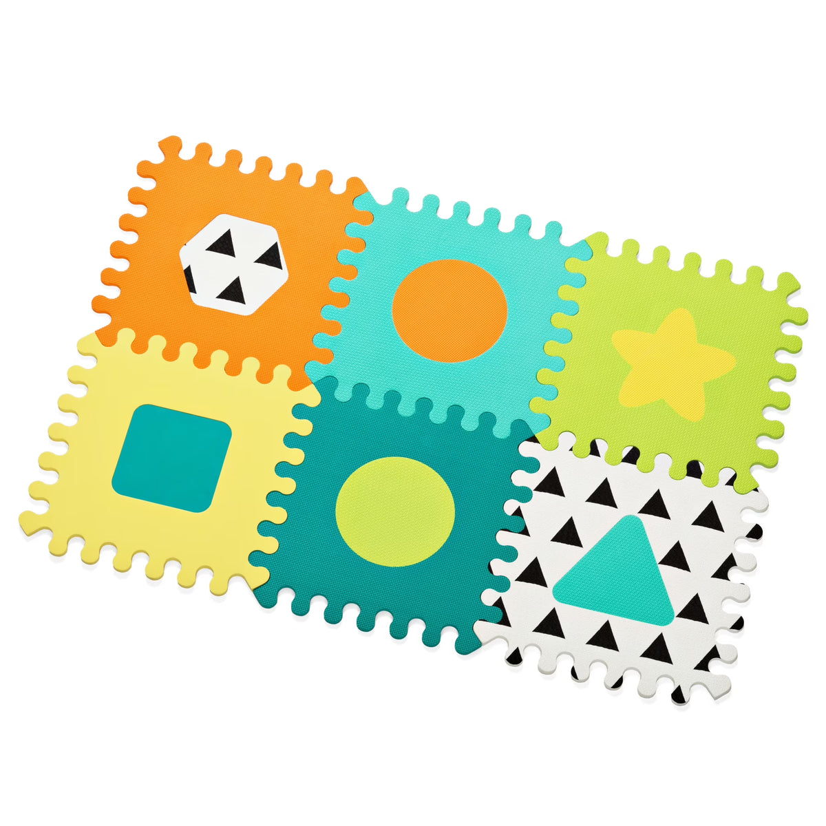 Multicolor Soft Foam Puzzle Mat Q67373