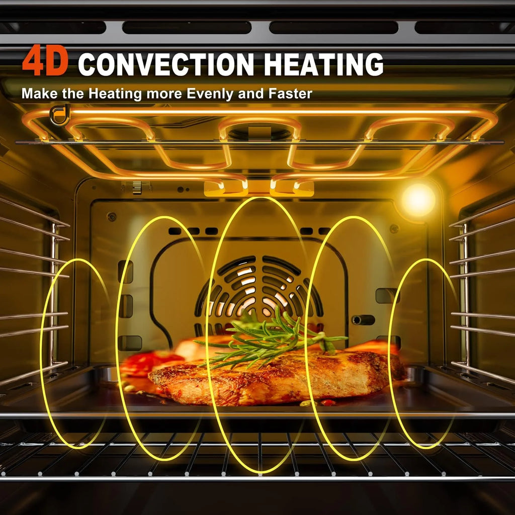 Built-in Electric Wall Oven, 24" Single Wall Oven, Stainless Steel Q969651