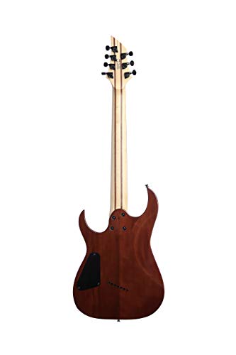 Trans Green 7 String Fanfret Electric Guitar M86333
