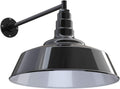 20 inch Dome Gooseneck Outdoor Wall Mounted Barn Light F5055