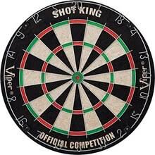 Solid Wood Cabinet & Sisal/Bristle Dartboard Set P60513