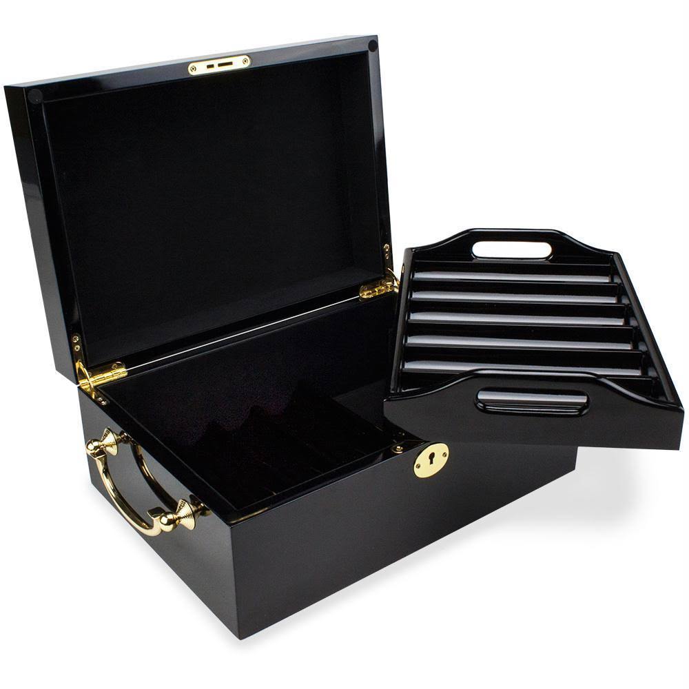 500ct Chip Set in Wood Case M5569