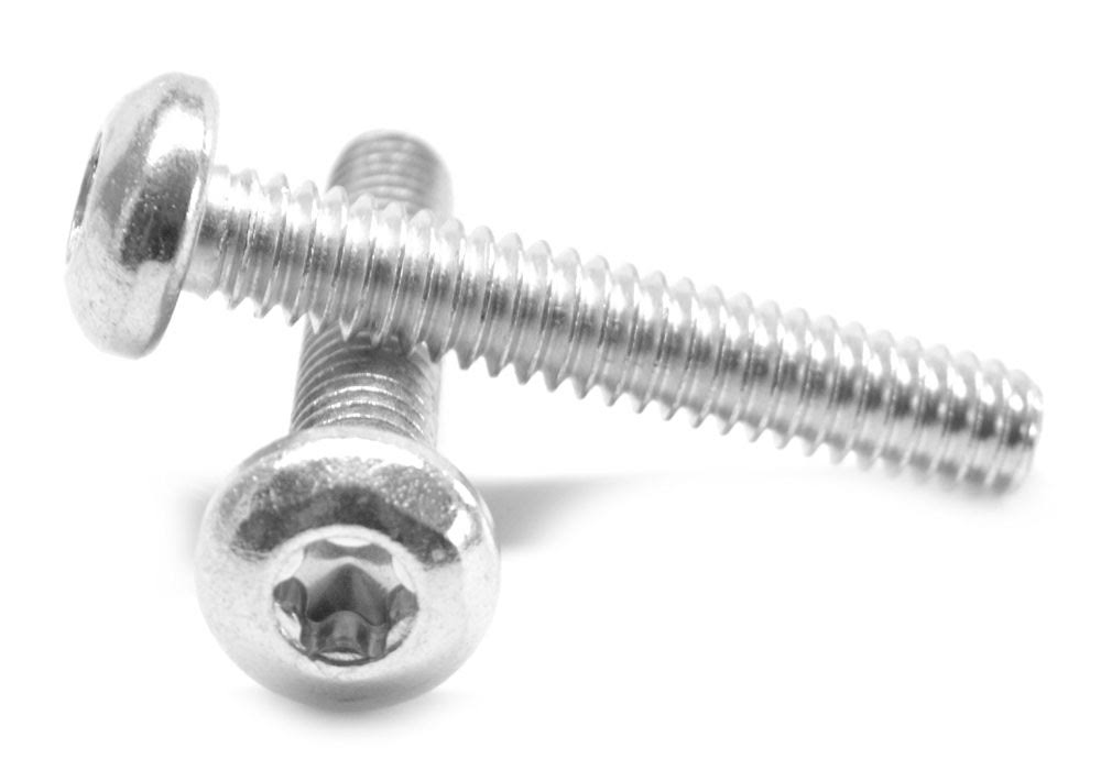 #10-24 x 5/16 Coarse Thread Machine Screw 6 Lobe Pan Head Zinc Plated Y21379