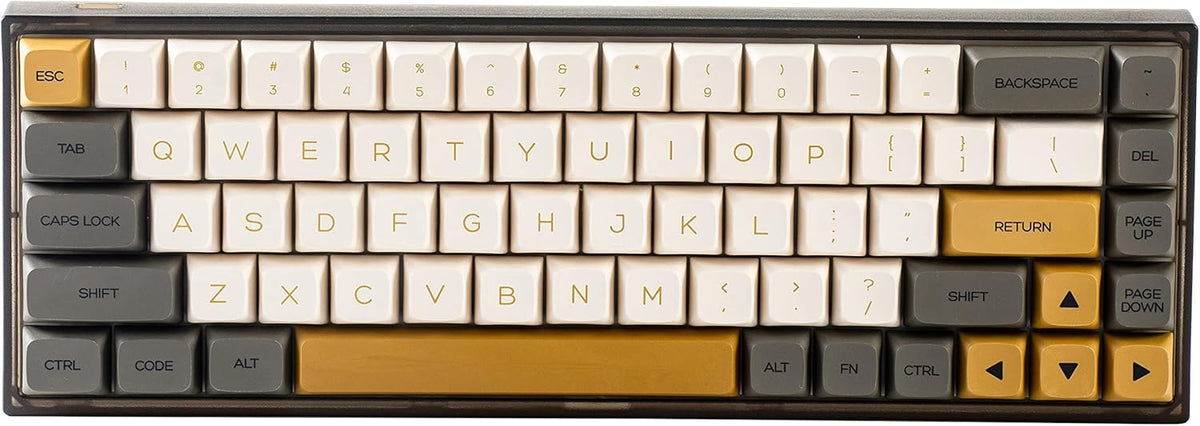 Hot Swappable Mechanical Keyboard 68-Key Translucent ABS RGB Backlit J108480