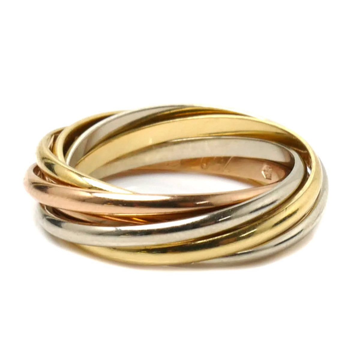 Pre-Owned Trinity 7-row ring 6.9g Ladies T526149