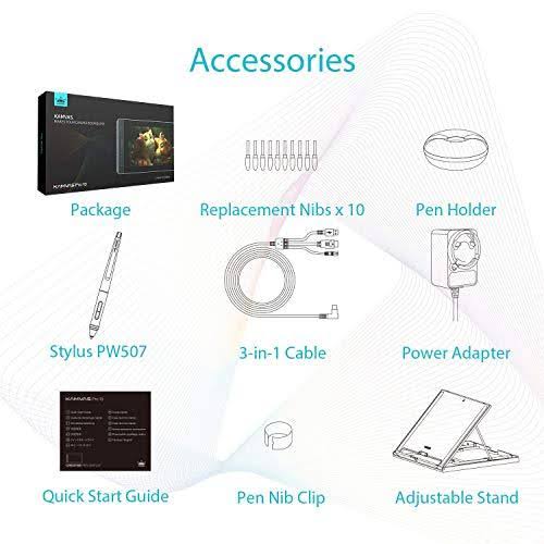13.3 Inches Graphics Drawing Monitor with Tilt Function Battery-Free Stylus C578450