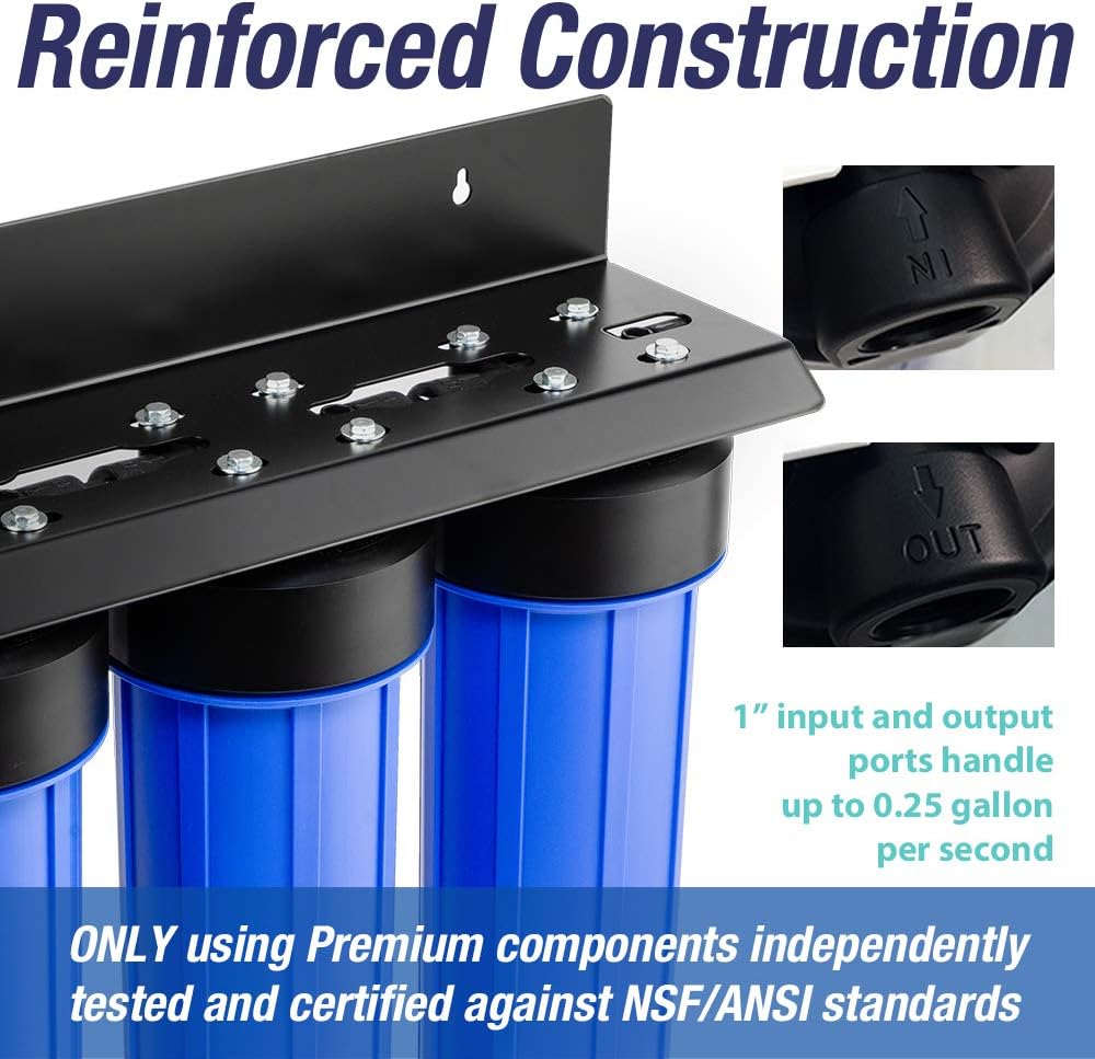 3-Stage Whole House Water Filtration System Q420007