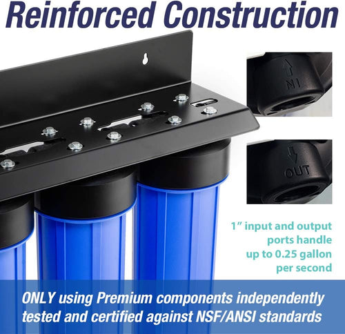 3-Stage Whole House Water Filtration System Q420007