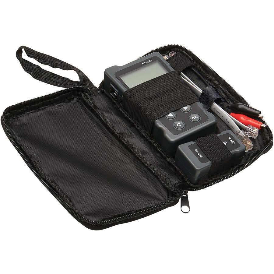 Network and Power over Ethernet Signal Tester with Carrying Case A815