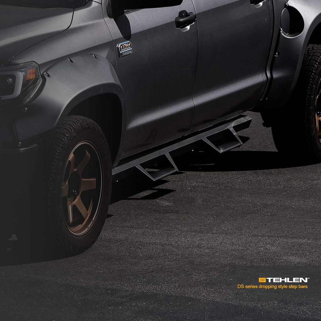 Matte Black Nerf Bars Running Boards for Ram 1500 Quad Cab G386784