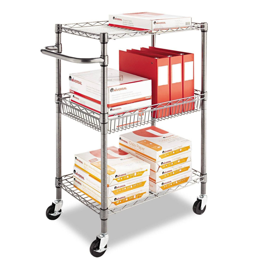 3-Tier Wire Rolling Cart O71820