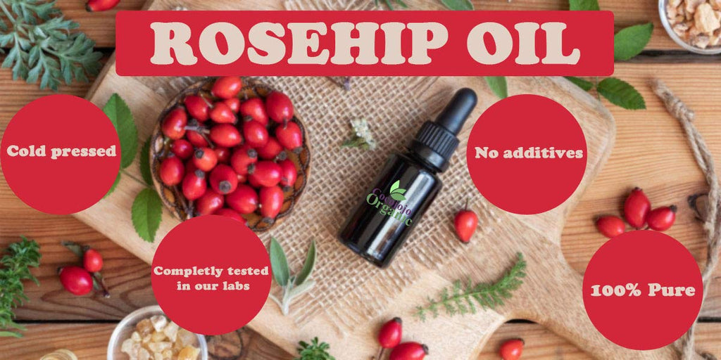 100% Pure Unrefined Cold Pressed Rosehip Oil - 16 Oz R267116