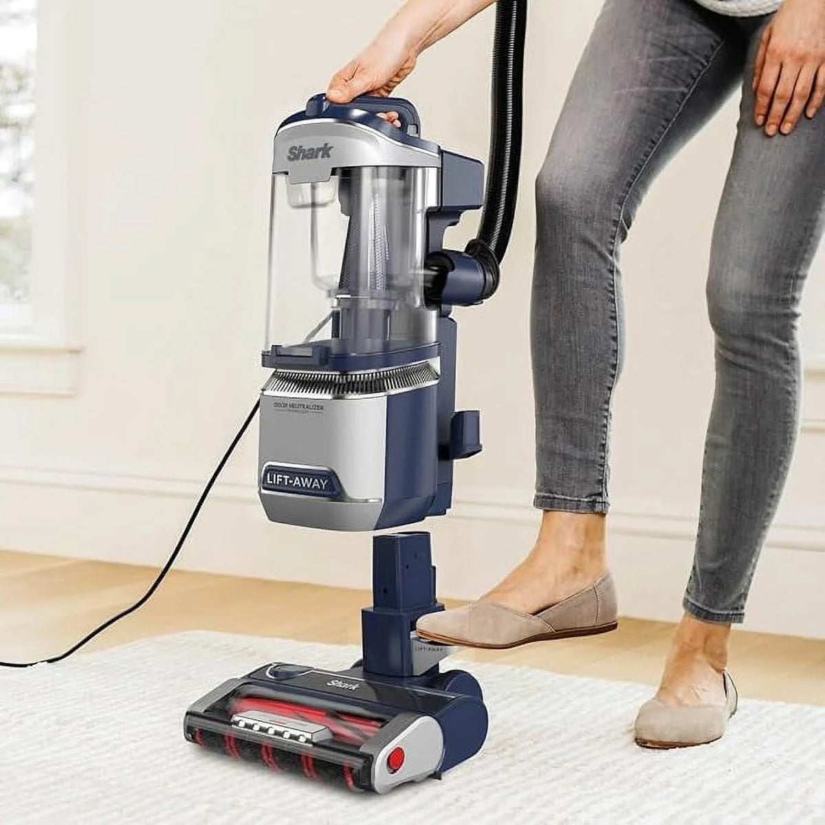 Open Box Navy Upright Vacuum I381