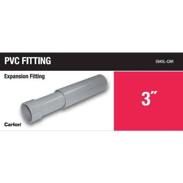3 in. Schedule 40 and 80 PVC Expansion Coupling F13773
