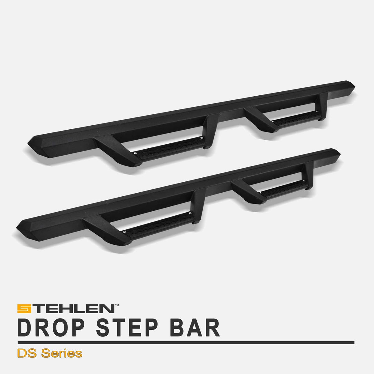 Matte Black Nerf Bars Running Boards for Ram 1500 Quad Cab G386784