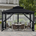 10x12 Gazebo with Netting Q9103