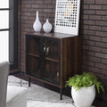30 Inch Dark Walnut Storage Cabinet G6812