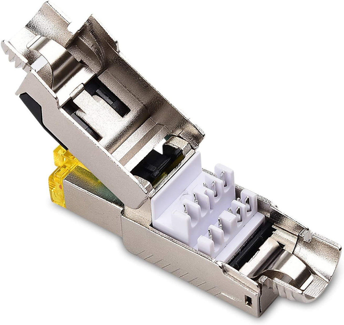 6-Pack Shielded Cat8 RJ45 Connector U52786