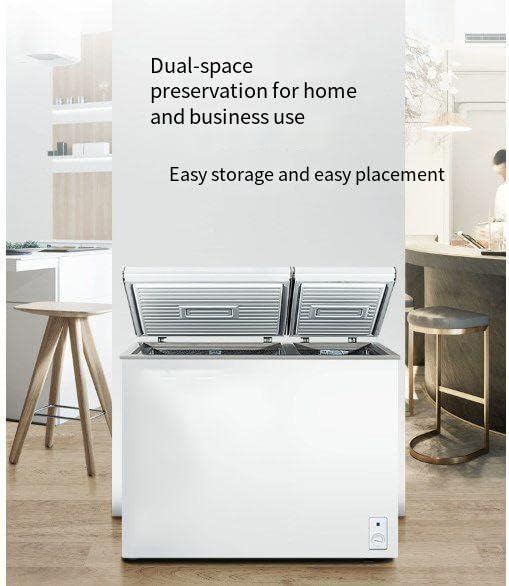 White 7.7 Cu.ft Double Door Chest Freezer with Removable Baskets G45255