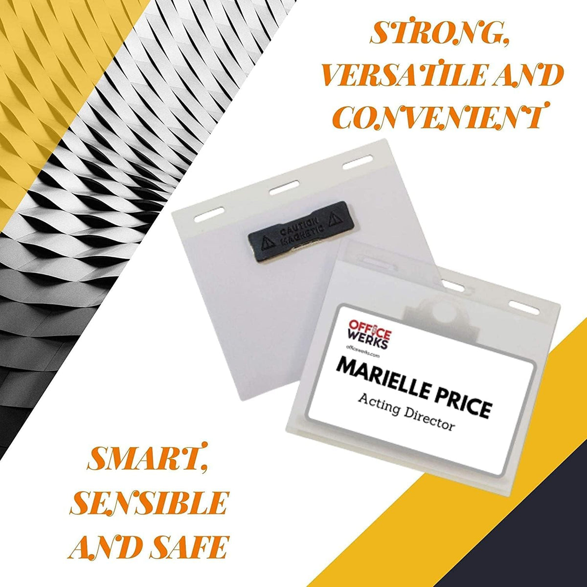 Magnetic Name Badge Holder Kit D921575