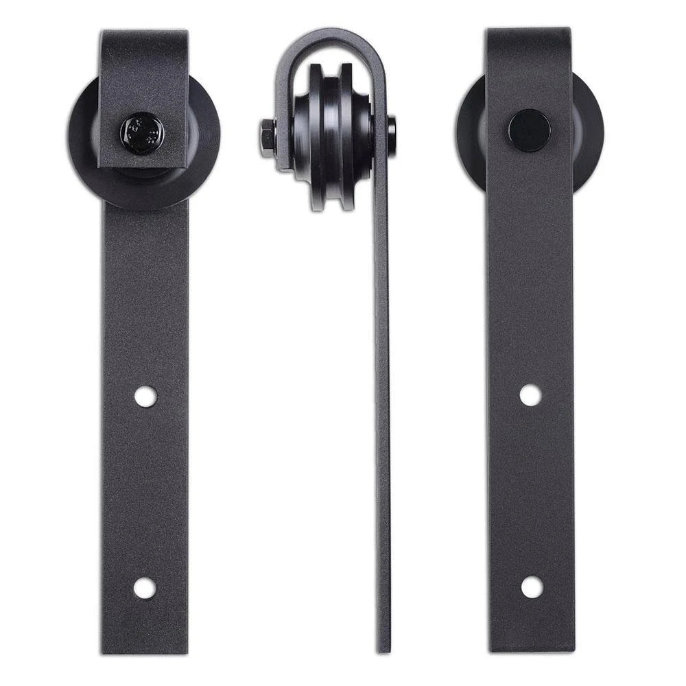 Carbon Steel Sliding Barn Door Hardware Kit B84787