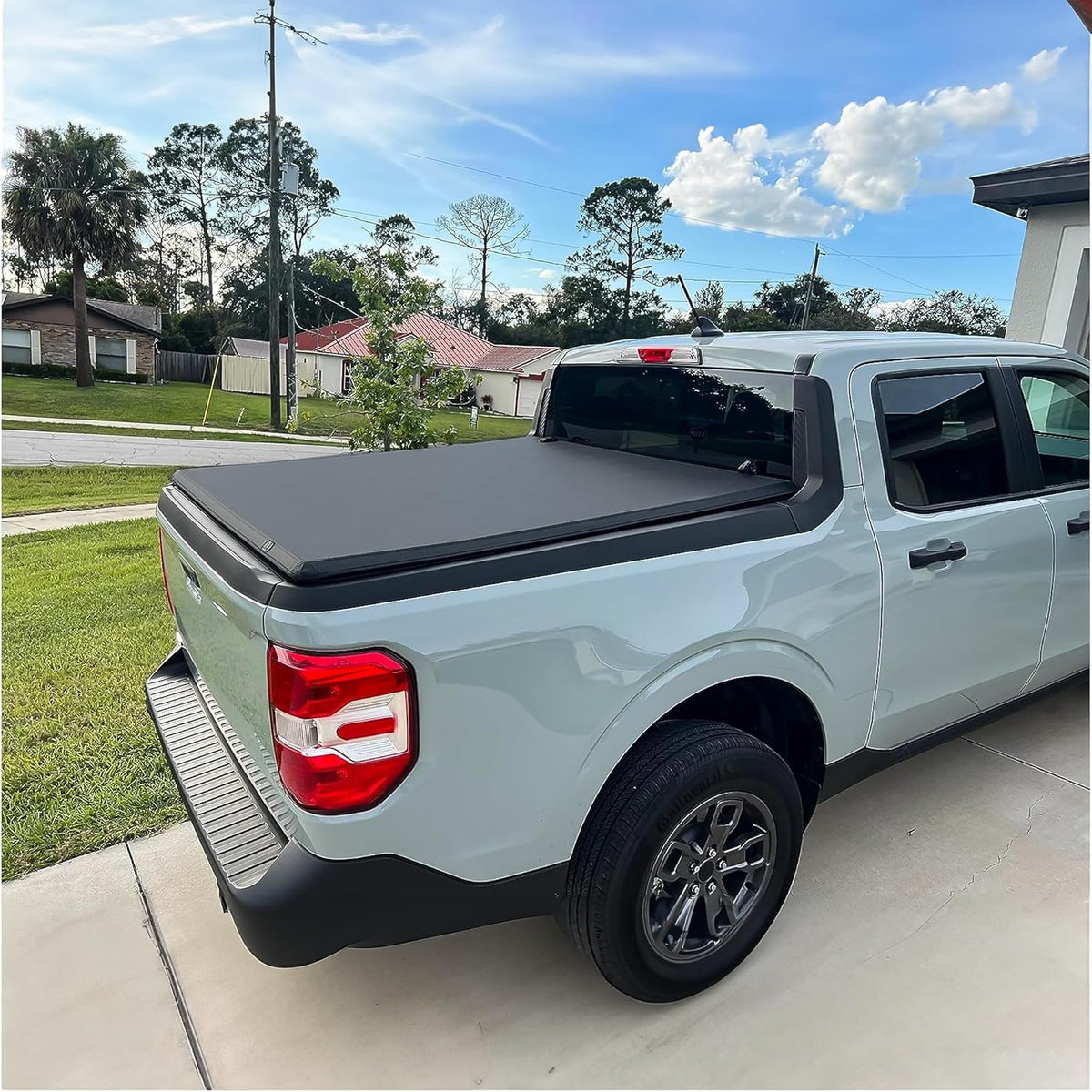 Soft Tri-fold Truck Bed Tonneau Cover for 5.7ft Bed C928
