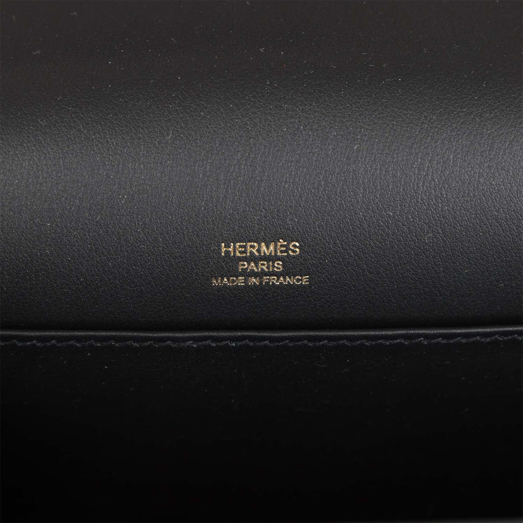 Black Chevre Gold Hardware Geta U887384