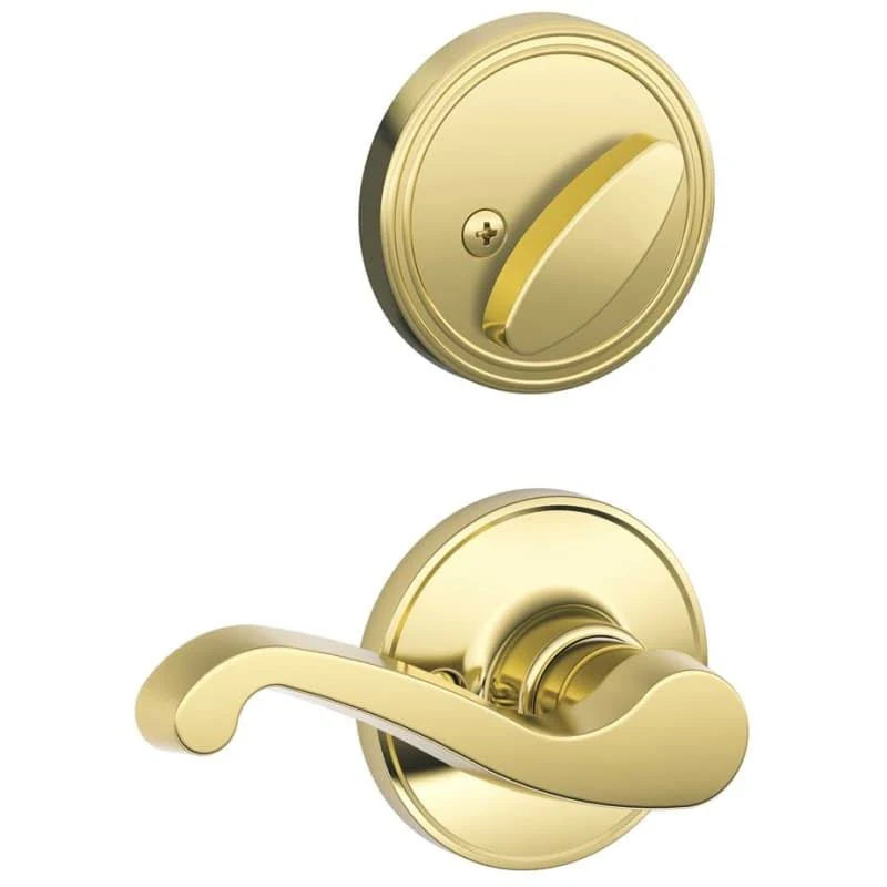 Bright Brass Single Cylinder W7443