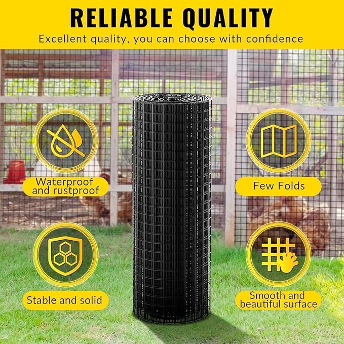 1/2 inch 48 x 100 ft Galvanized Chicken Wire Fencing 19 Gauge U6867