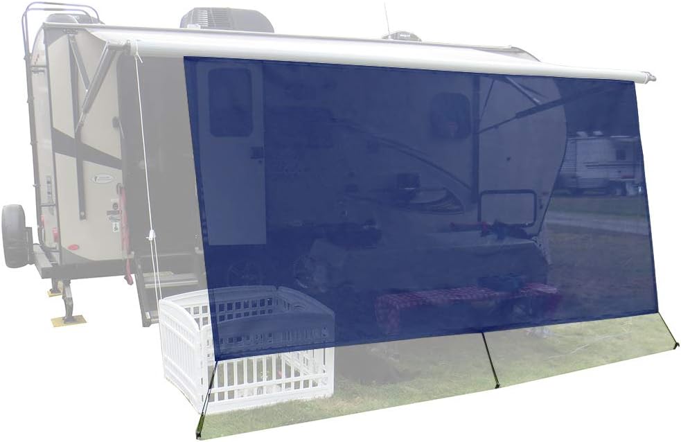 10'X20'3'' Black Mesh Sunshade Screen T1828
