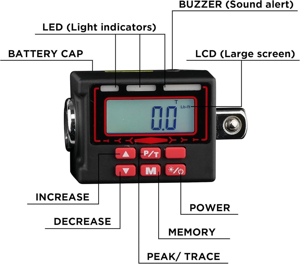 3/8-Inch Digital Torque Adapter I952