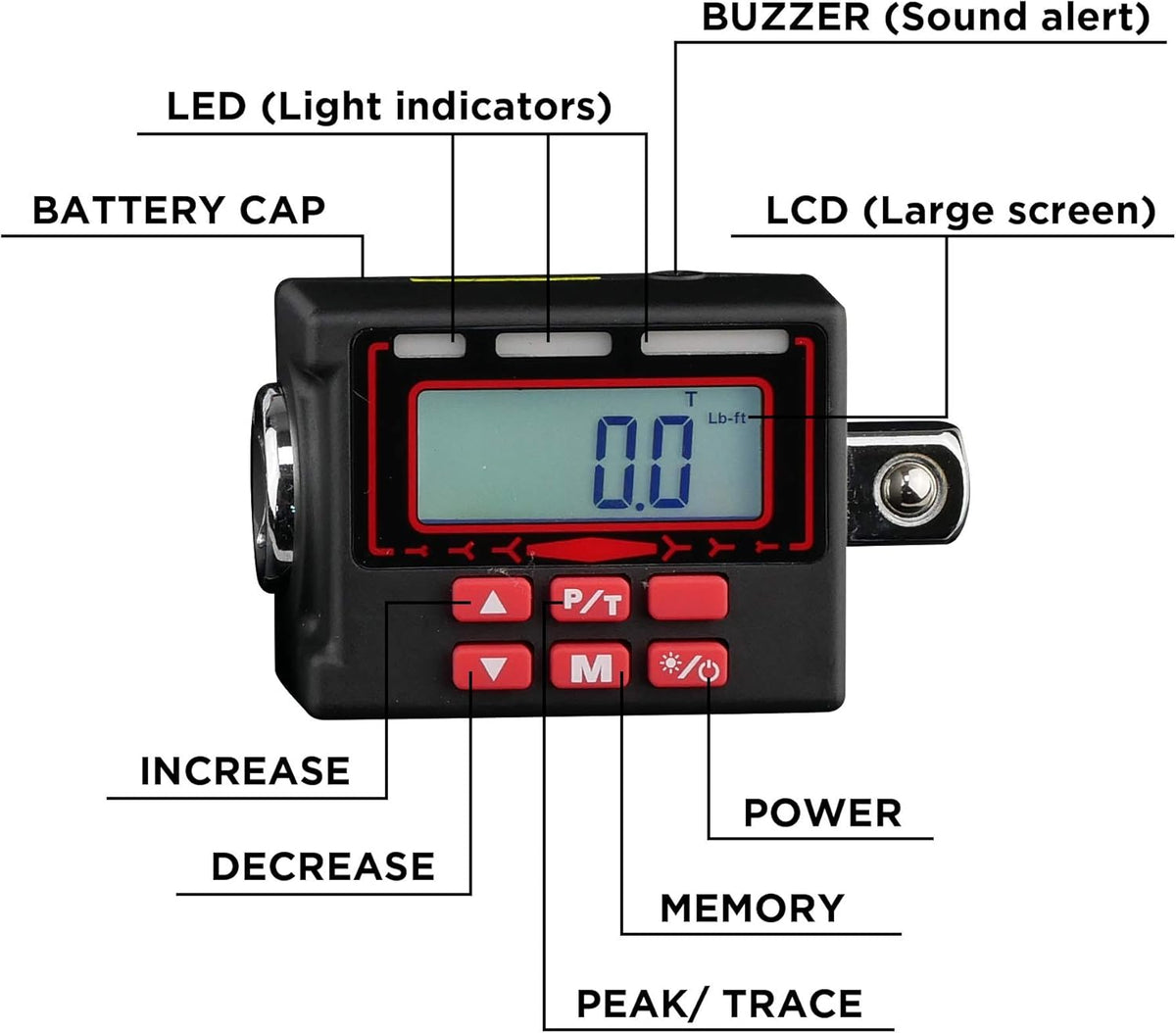 3/8-Inch Digital Torque Adapter I952