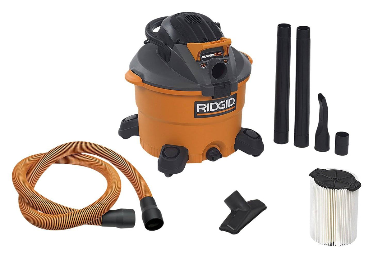 12-Gallon Heavy Duty Wet Dry Vacuum Cleaner and Blower P4596
