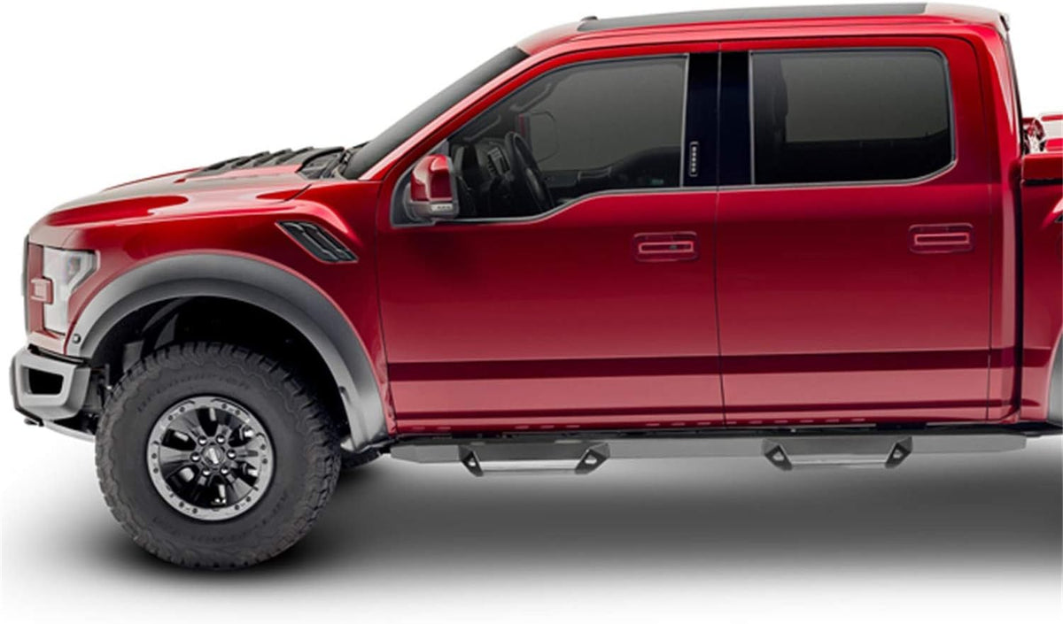 Cab Length Textured Black Running Boards Q677608