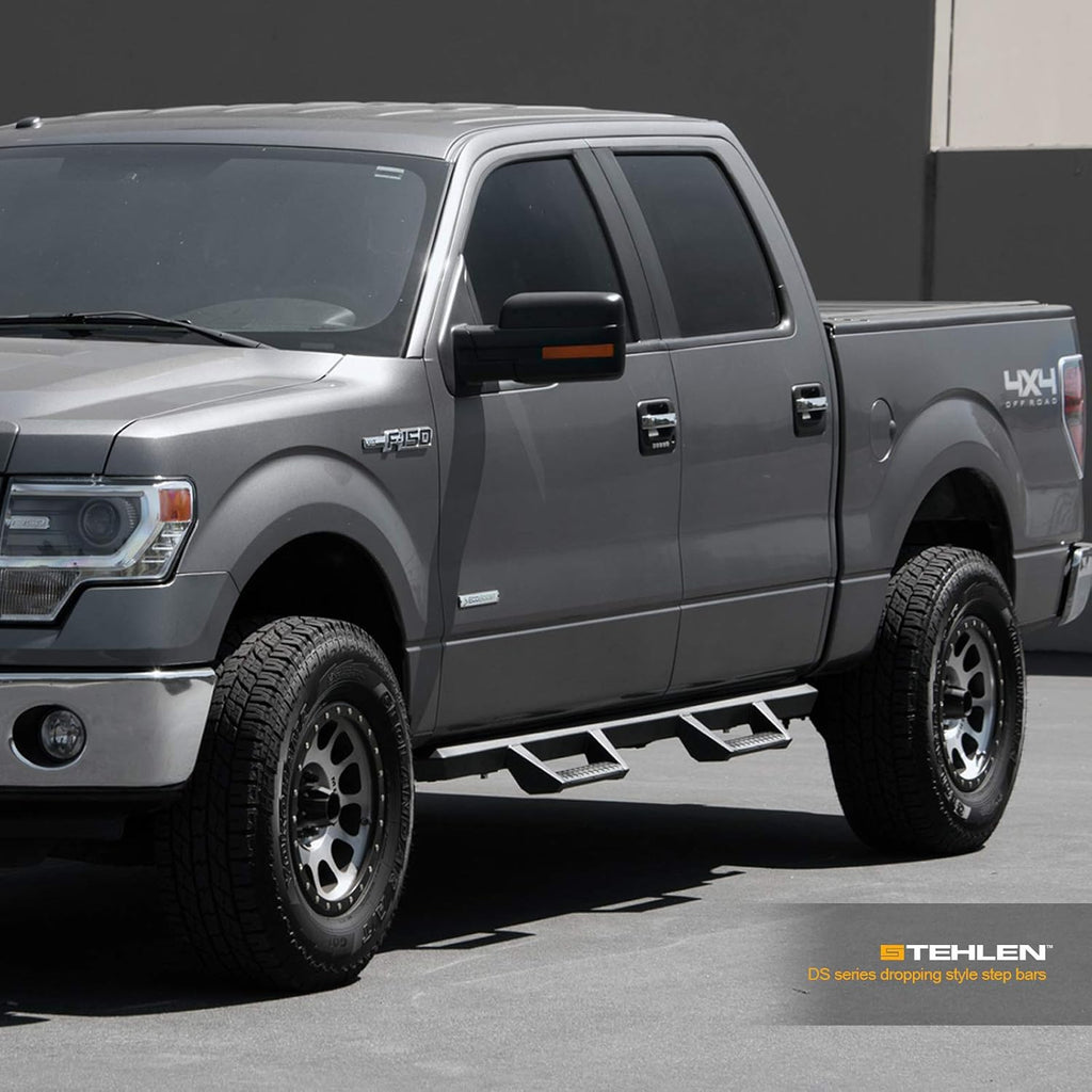 Matte Black Nerf Bars Running Boards for Ram 1500 Quad Cab G386784