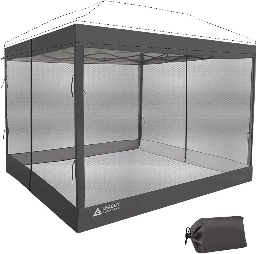 Mesh Screen Zippered Wall Panels for 10' x 10' Canopy V84992