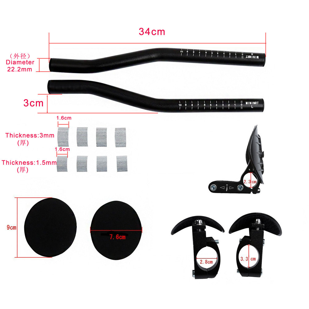 31.8mm Clamps Aero Bar for Road Mountain Bike G454