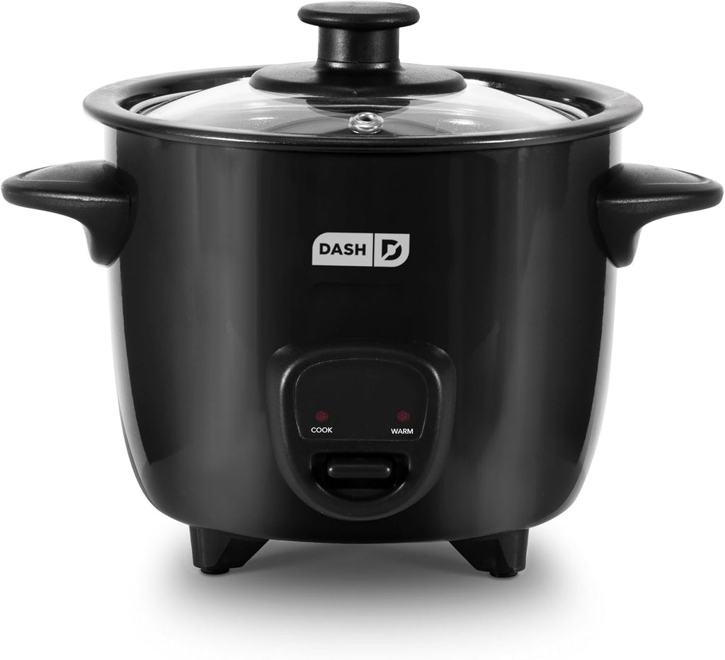 Compact Air Fryer Oven Cooker and Mini Rice Cooker Steamer with Nonstick Pot U422873