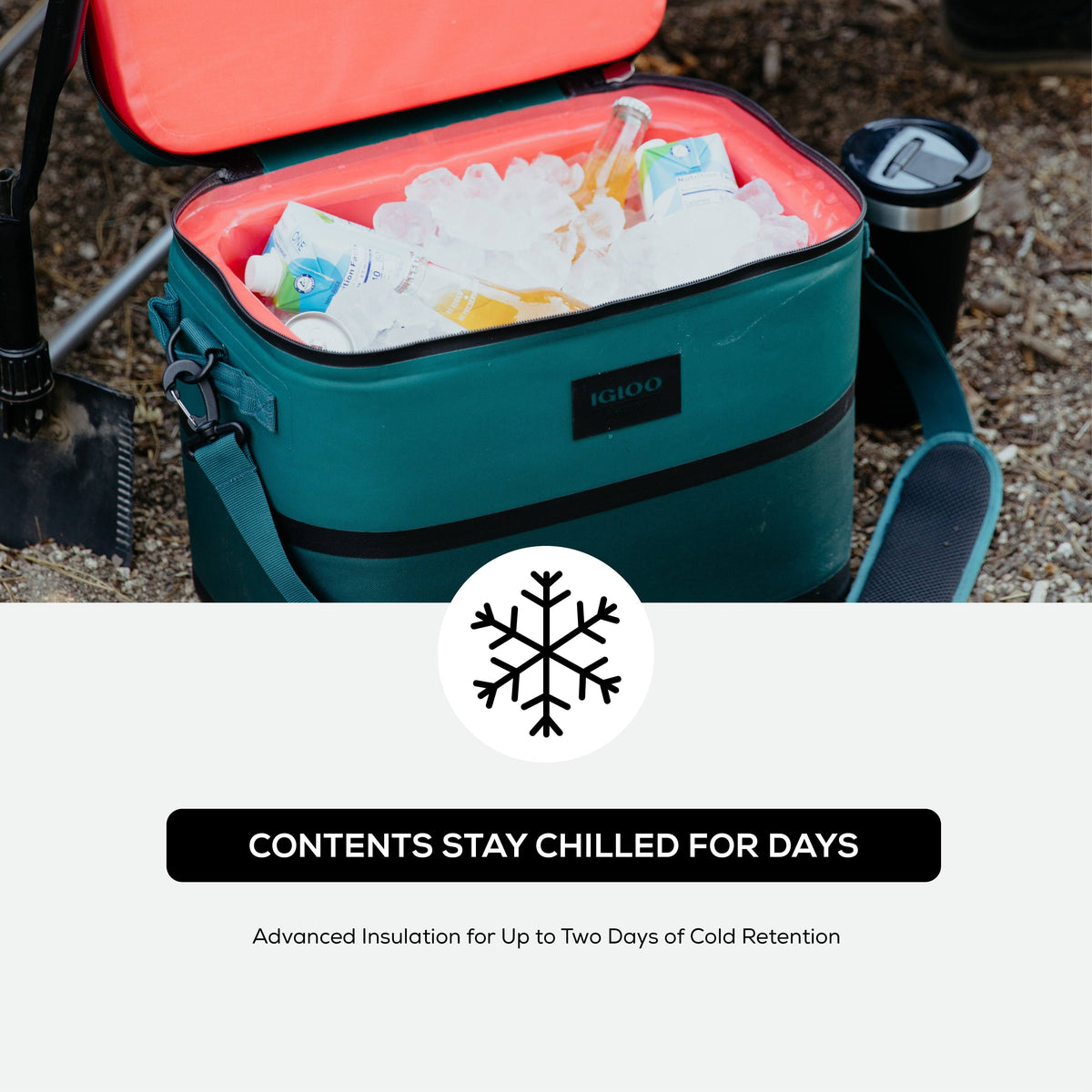 Teal Soft Sided Insulated Cooler Bag S988