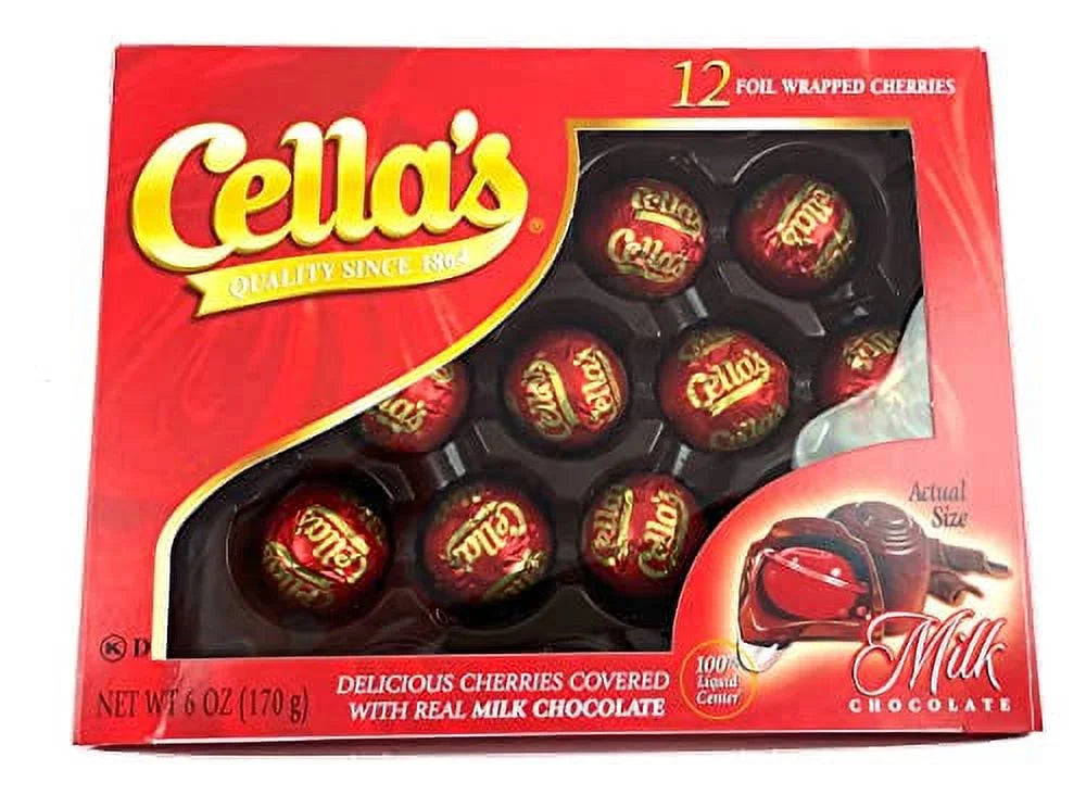 Milk Chocolate Covered Cherries, 6 oz (Pack of 2) S8259