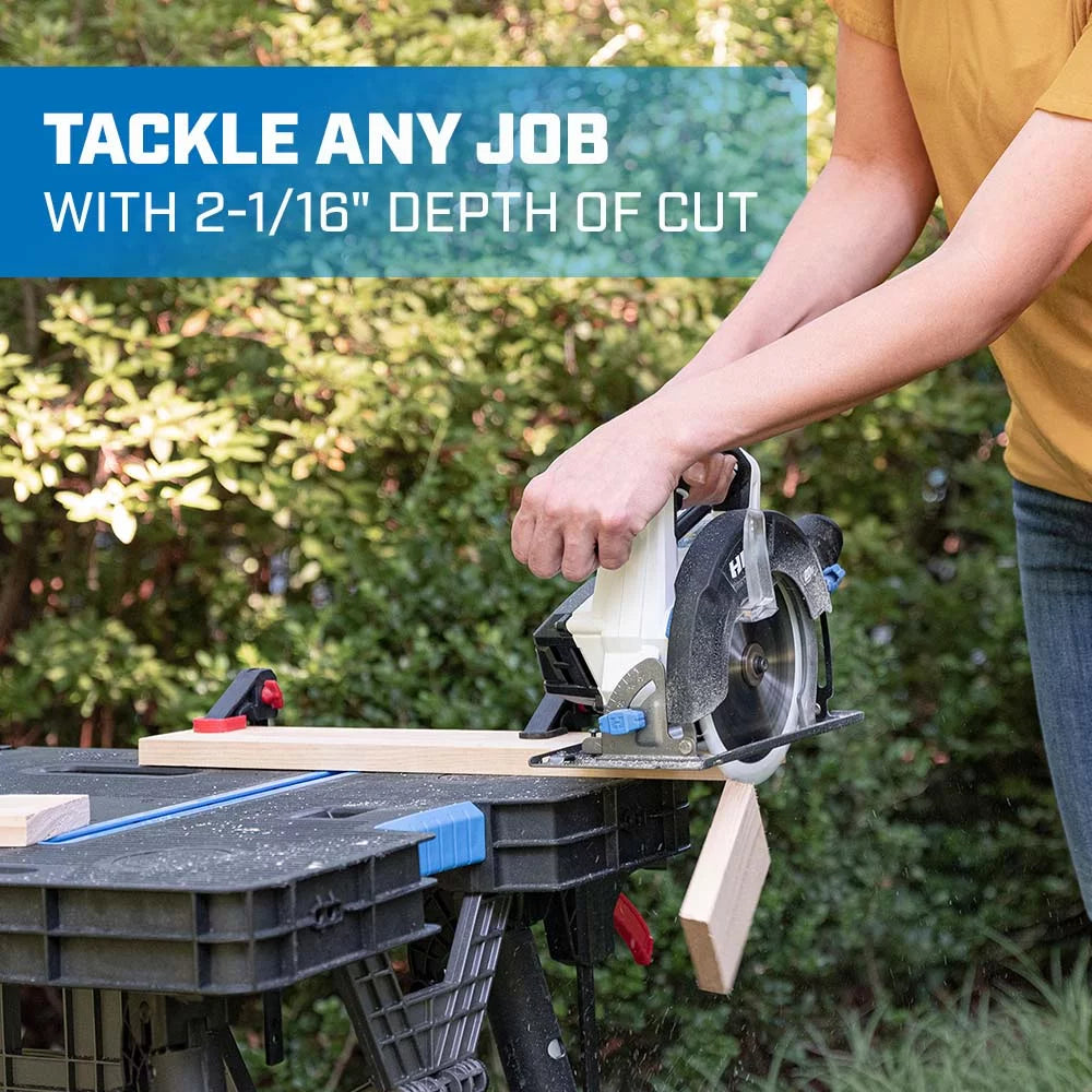 20-Volt 6 1/2-inch Cordless Circular Saw Kit U37579