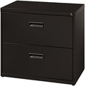 Black 2 Drawer Lateral File Cabinet H71079